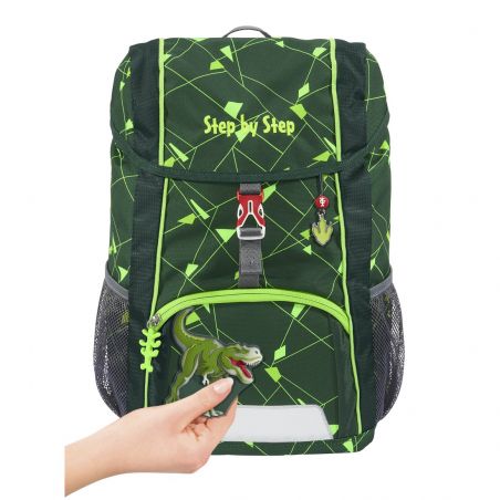 KID SHINE Rucksack-Set Dino Night Tyro, 3-teilig