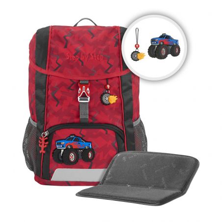 KID Rucksack-Set Monster Truck Rocky, 3-teilig