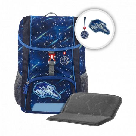 KID REFLECT Rucksack-Set Star Shuttle Elio, 3-teilig