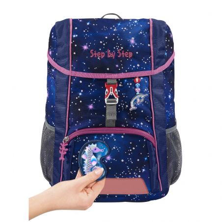 KID REFLECT Rucksack-Set Star Seahorse Zoe, 3-teilig