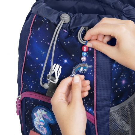 KID REFLECT Rucksack-Set Star Seahorse Zoe, 3-teilig