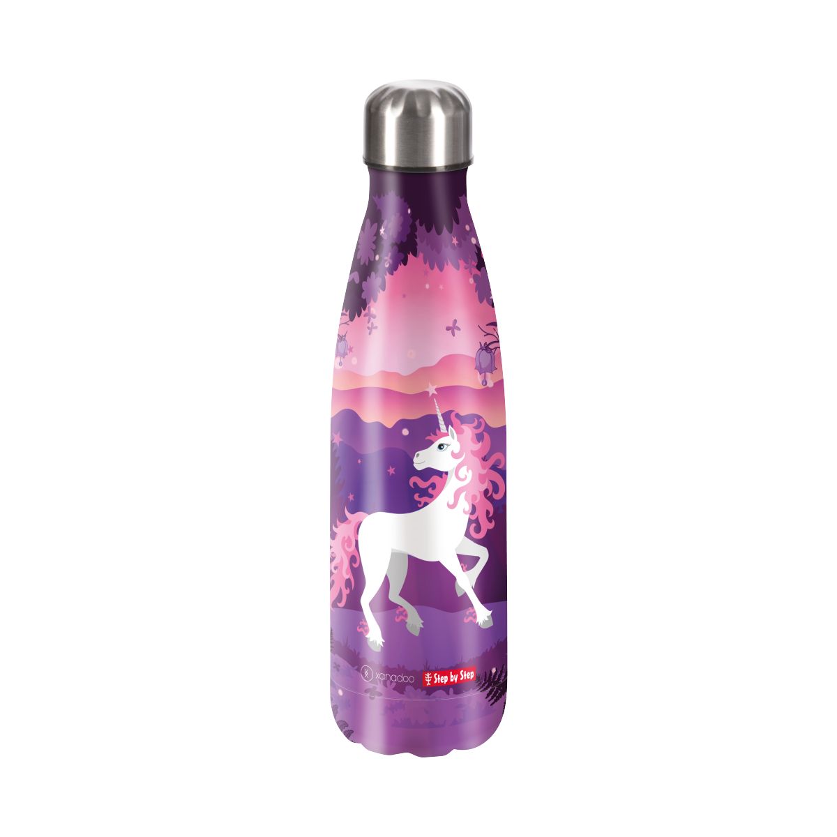 Isolierte Edelstahl-Trinkflasche Unicorn Nuala