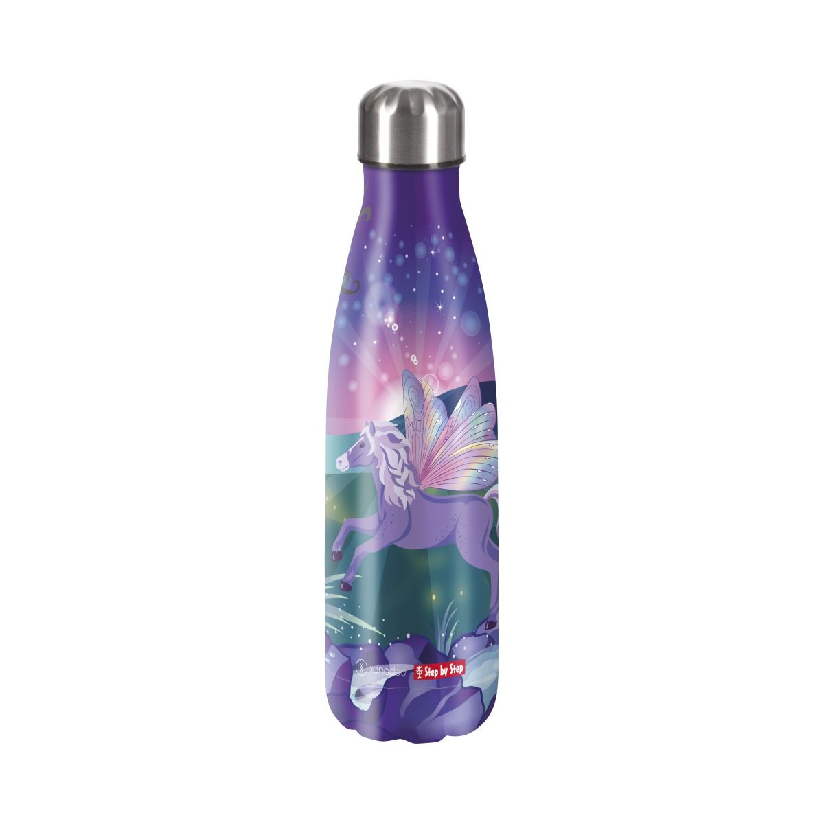 Isolierte Edelstahl-Trinkflasche Pegasus Emily