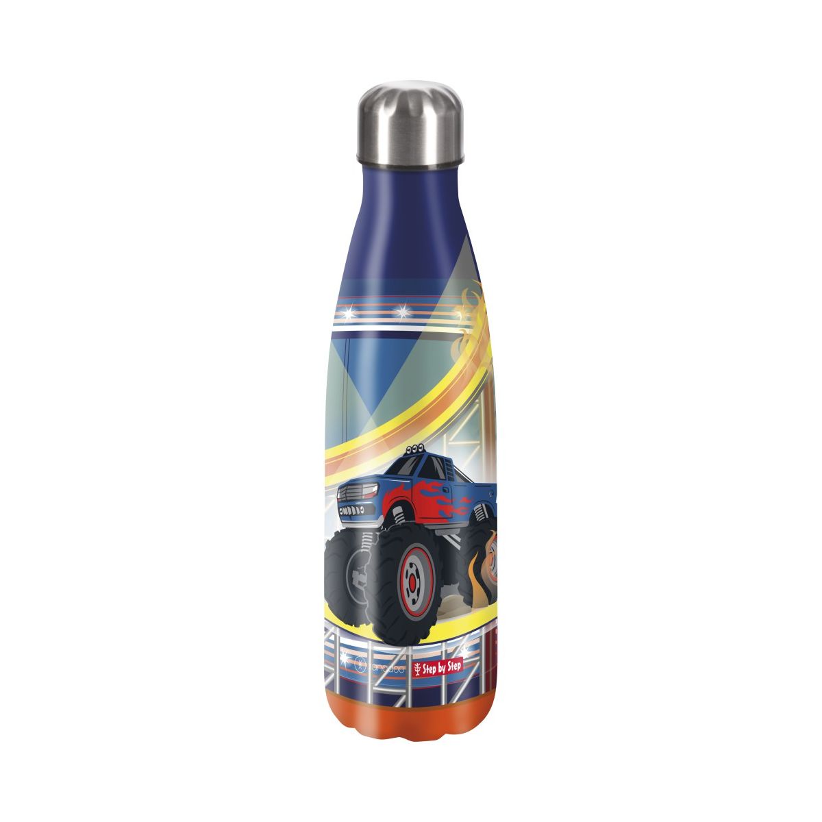 Isolierte Edelstahl-Trinkflasche Monster Truck Rocky