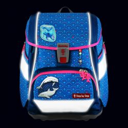 2IN1 PLUS Schulranzen-Set Dolphin Pippa, 6-teilig