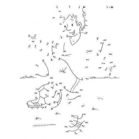 Punkt zu Punkt. Fußball. 1 bis 150