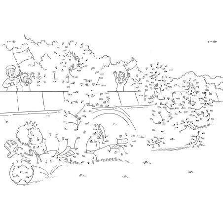 Punkt zu Punkt. Fußball. 1 bis 150