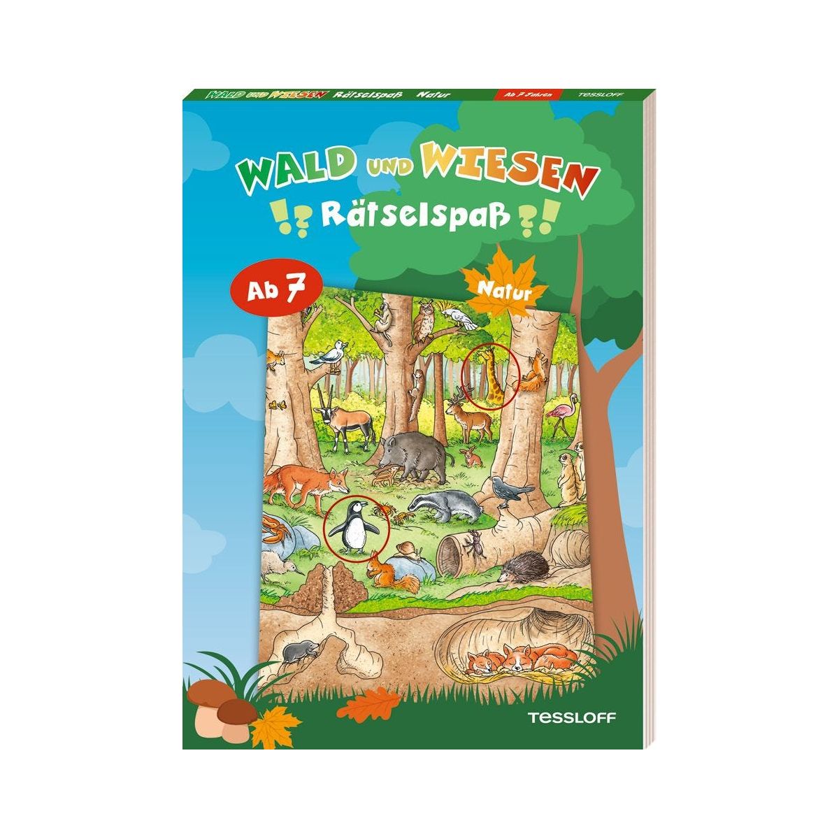 Wald-und-Wiesen-Rätselspaß. N