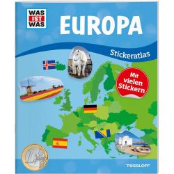 WAS IST WAS Stickeratlas Europa