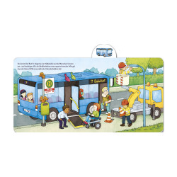 Auto, Fahrrad, Bus und Bagge