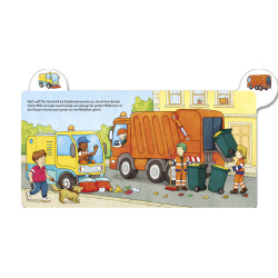 Auto, Fahrrad, Bus und Bagge