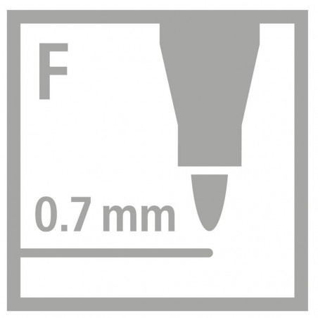 STABILO Trio A-Z 24er Kartonetui Filzstift