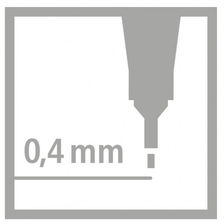 STABILO Trio 2in1 10er Kartonetui Filzstift