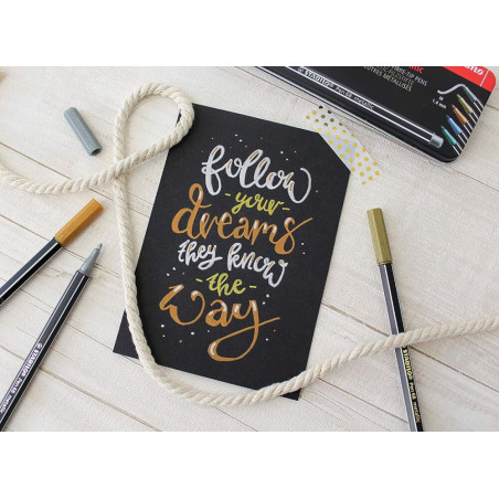 STABILO Pen 68 metallic gold Filzstift