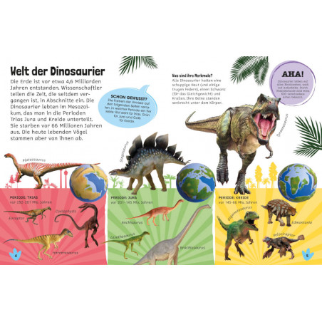 Sticker-Lexikon. Dinosaurier