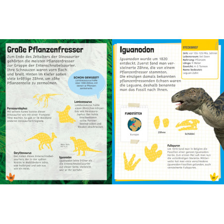 Sticker-Lexikon. Dinosaurier