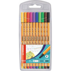 STABILO point 88 10er Etui Fineliner sortiert 10 Farben