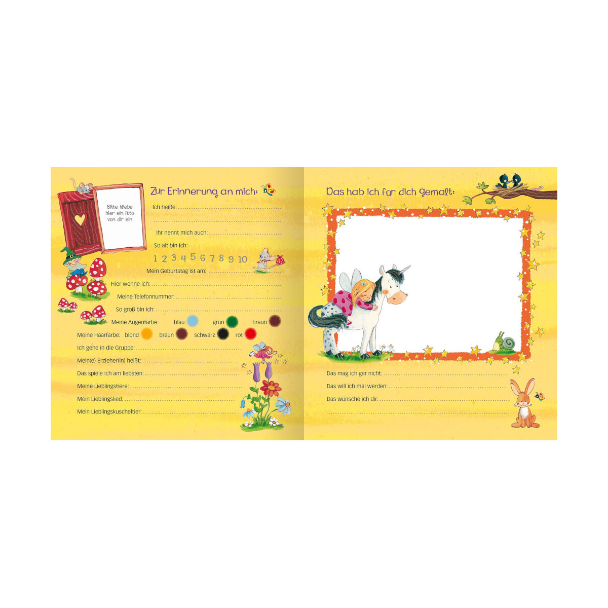 Meine Kindergarten-Freunde (Einhorn)