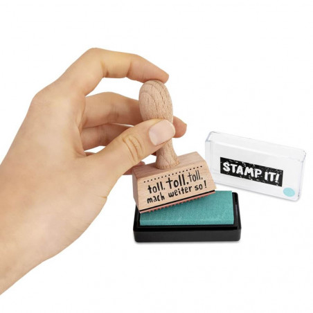MOTIVATION Stempelkissen 5,8 x 2,8 cm 6-fach sortiert