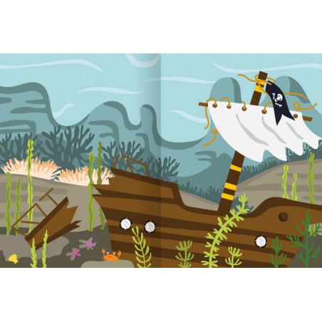 Erstes Stickern: Wasser