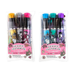 Tattoo Studio Gelstifte Glitzer 3er-Set, 2-fach sortiert