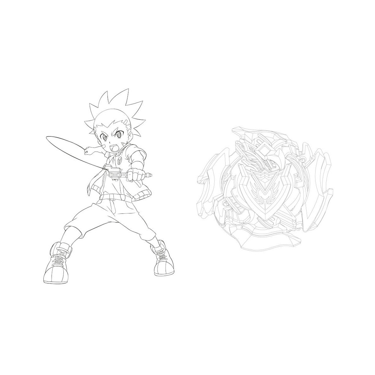 Beyblade Burst Malbuch