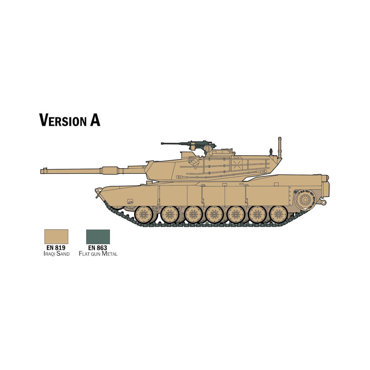1:72 Model-Set M-1 Abrams