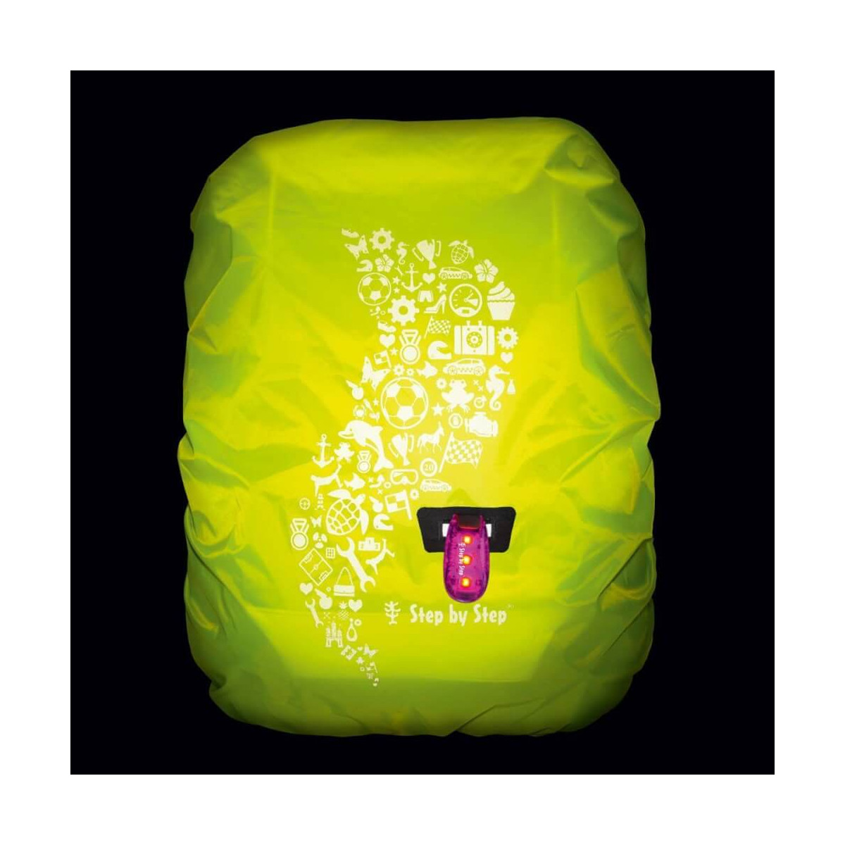 LED-Sicherheits-Klemmleuchte, Pink