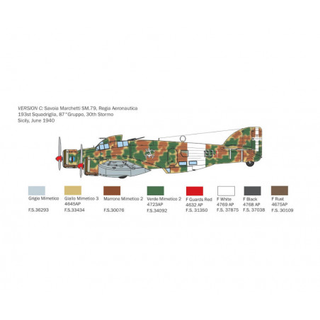 1:72 S.M.79 M Sparviero