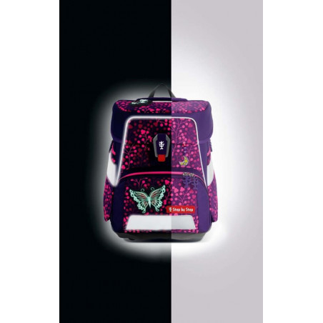 SPACE SHINE Schulranzen-Set Butterfly Night Ina, 5-teilig