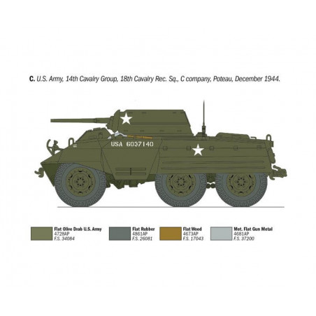 1:35 US M8 Greyhound