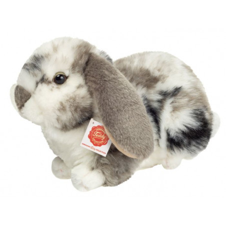 Widderkaninchen grau-weiß gescheckt 23cm
