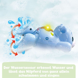 Badespaß Nilpferd