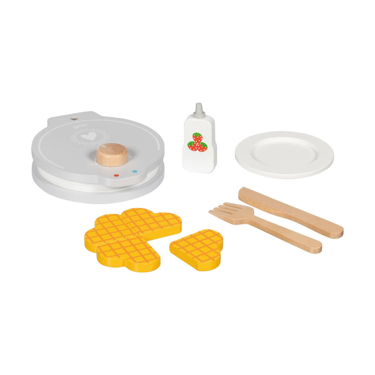 Waffeleisen mit Zubehör