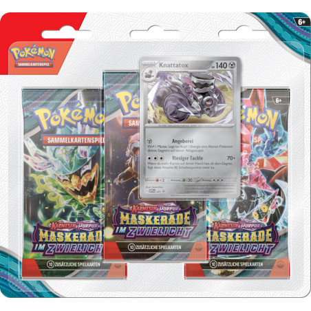 Pokémon TCG - KP06 3-Pack Blister DE