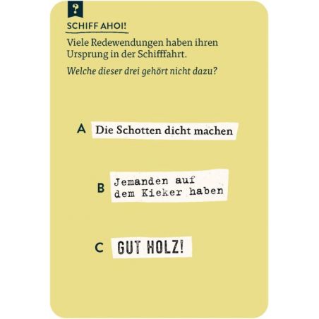 Quiz Redewendungen Quiz Redewendungen