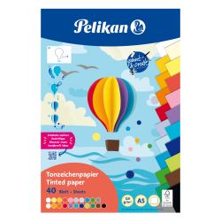 Tonzeichenpapierblock A5 40 Blatt Mix