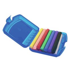 Knetmasse Creaplast Kinderknete 198/10B Blau, 10 Farben, 240