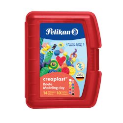 Knetmasse Creaplast Kinderknete 198/10R rot, 10 Farben, 240g