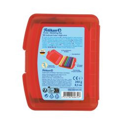 Knetmasse Creaplast Kinderknete 198/10R rot, 10 Farben, 240g