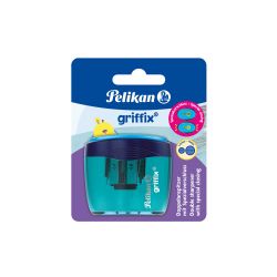 Doppeldosenanspitzer griffix Blau GDAB/B