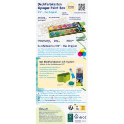 Deckfarbkasten 735/K12G Grün