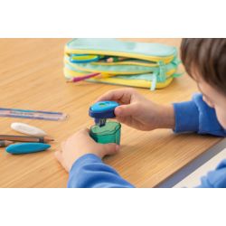 9 Buntstifte und 1 Bleistift griffix sortiert in Hängefaltsc