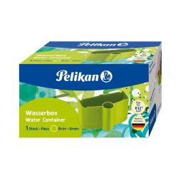 Pelikan Wasserbecher mit Pinselhalter, Grün