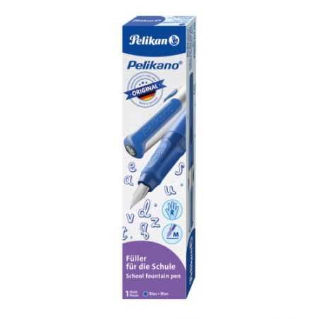 Schulfüller Pelikano Original P480 Blau M 2024 in Faltschach Schulfüller Pelikano Original P480 Blau M 2024 in Faltschach