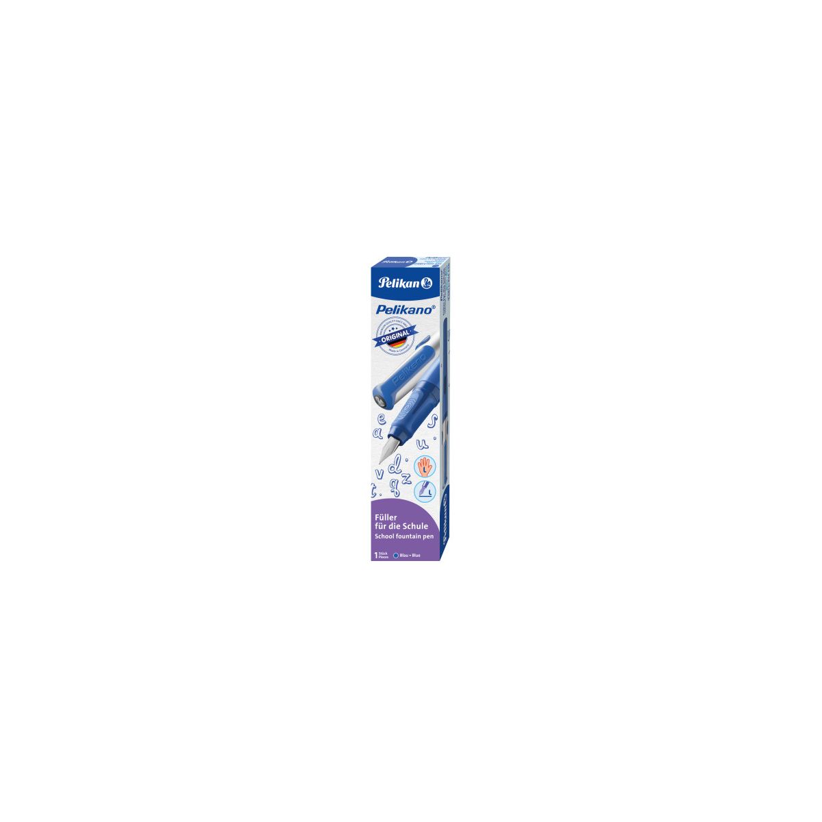 Schulfüller Pelikano Original P481 Blau L 2024 in Faltschach