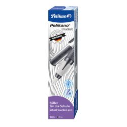 Schulfüller Pelikano structure P480 M Grey in Faltschachtel
