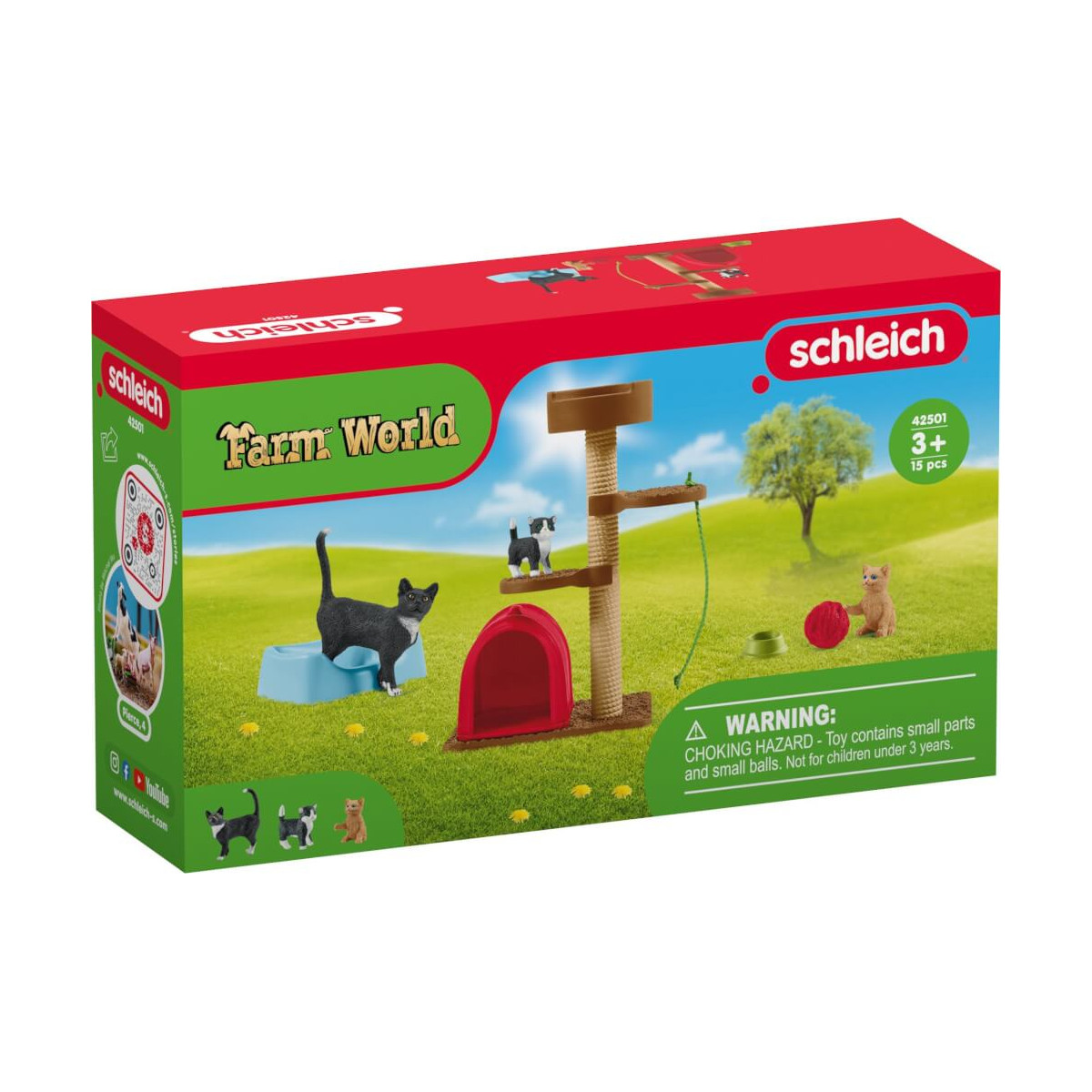 Schleich - Farm World - Spielspaß für niedliche Katzen