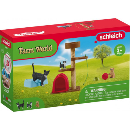 Schleich - Farm World - Spielspaß für niedliche Katzen