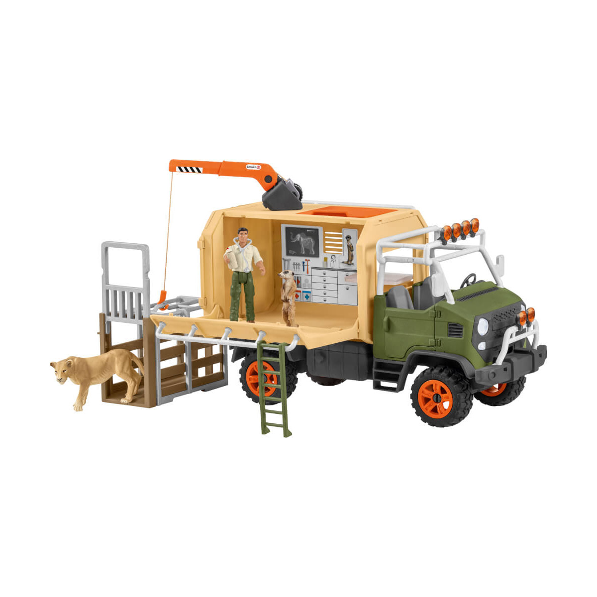Schleich - Wild Life - Großer Truck Tierrettung